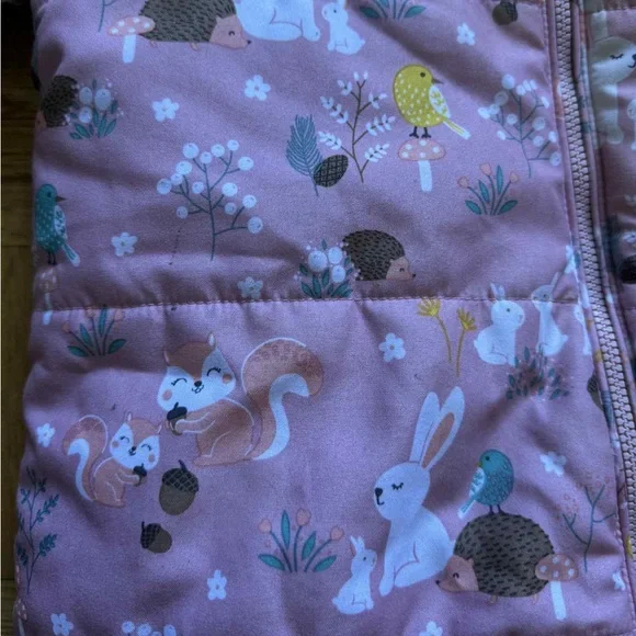 Pink Kids Puffer Jacket - Picture 4 of 4